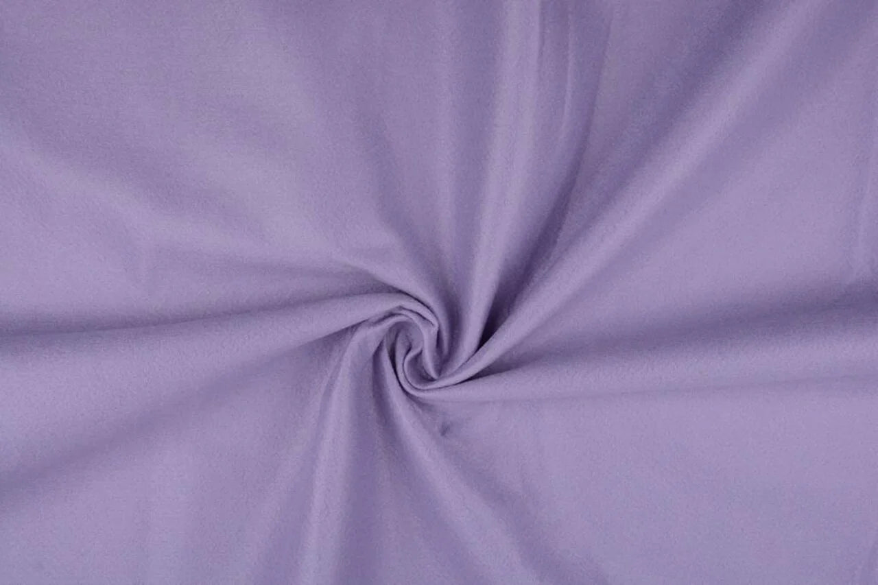 Felt fabric in rolls, soft, 1mm - lilac 220 g/m²