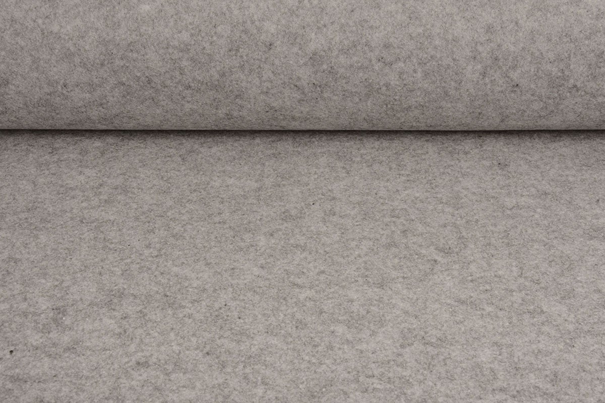 alt
Felt fabric in rolls, soft, 1mm - grey 220 g/m²