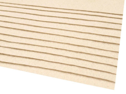 felt sheet, 1 mm, 20x30cm - vanilla