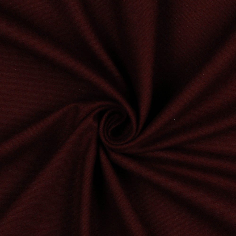 Flannel - burgundy 165 g/m²