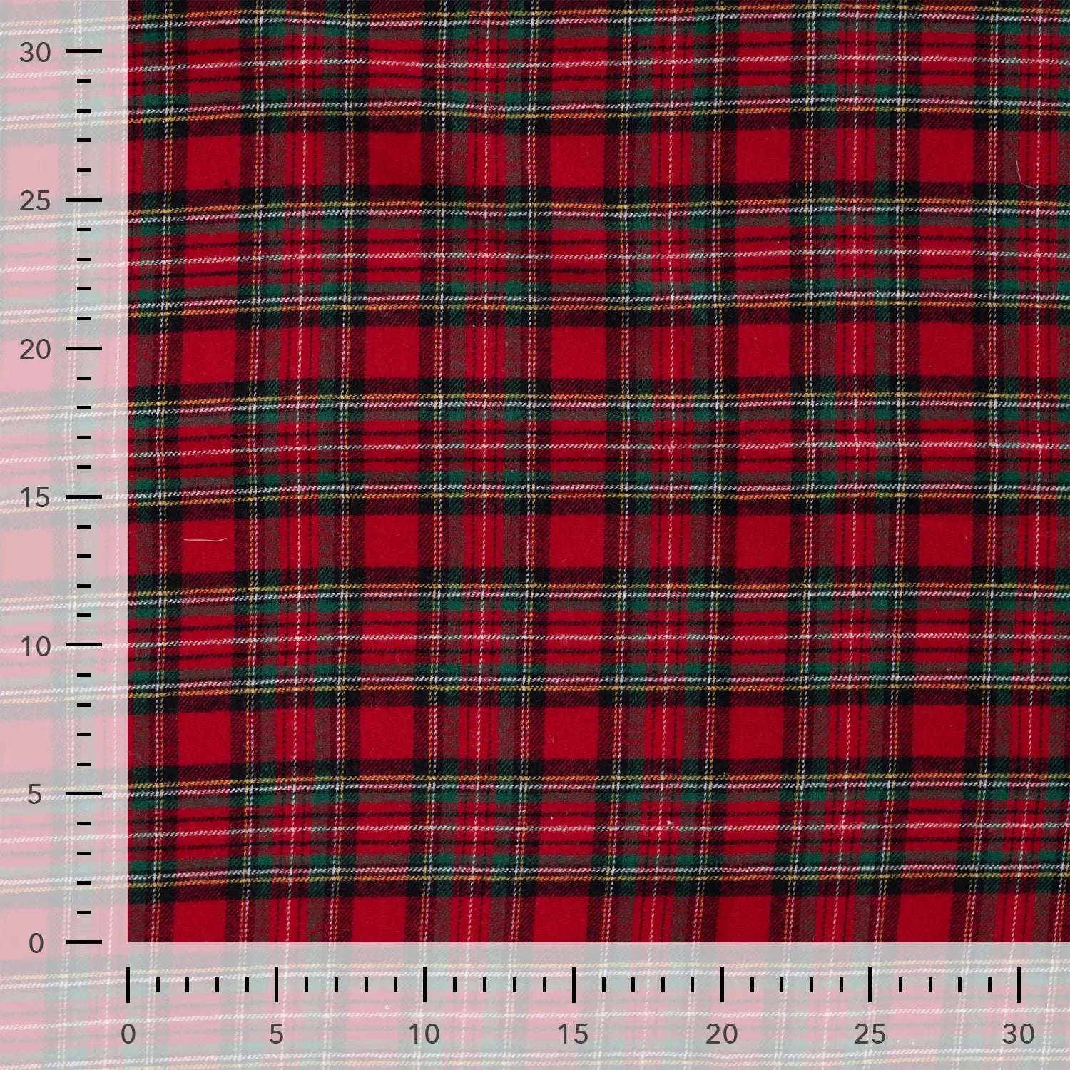 Image of flannel - red plaid 135 g/m² – available at Šarlotes audumi