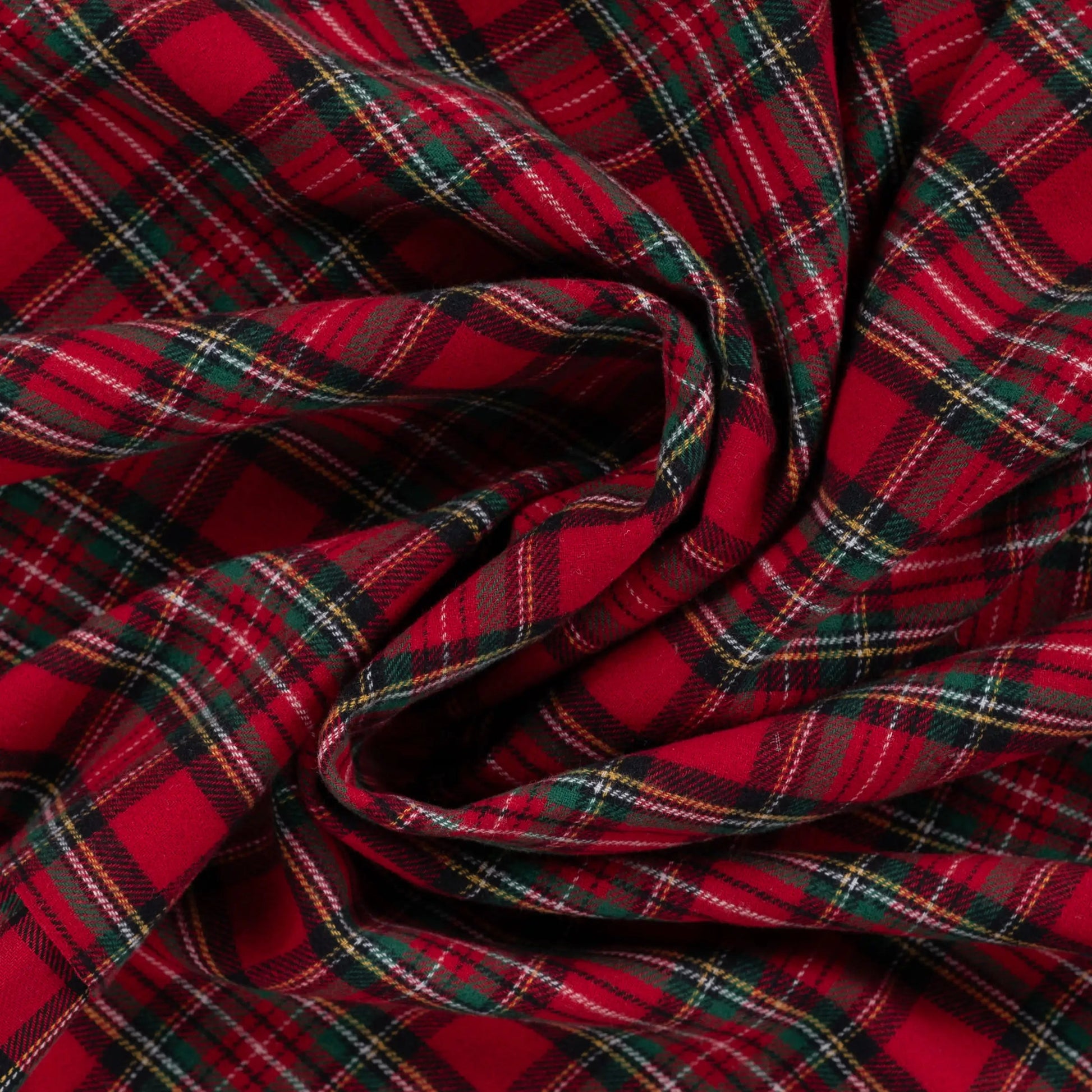 Image of Flannel - red checkered 135 g/m² – available at Šarlotes audumi