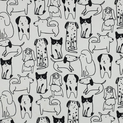 Image of Flannel - dogs 165 g/m² – available at Šarlotes audumi