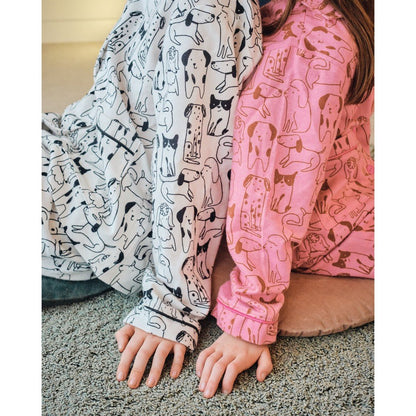 Image of flannel - dogs 165 g/m² – available at Šarlotes audumi