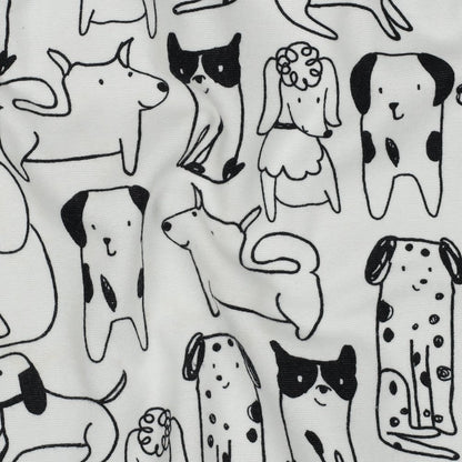 Image of Flannel - dogs 165 g/m² – available at Šarlotes audumi