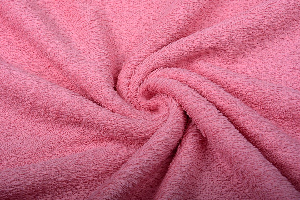 Terry fabric - bright pink 350 g/m²