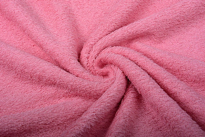 Terry fabric - bright pink 350 g/m²