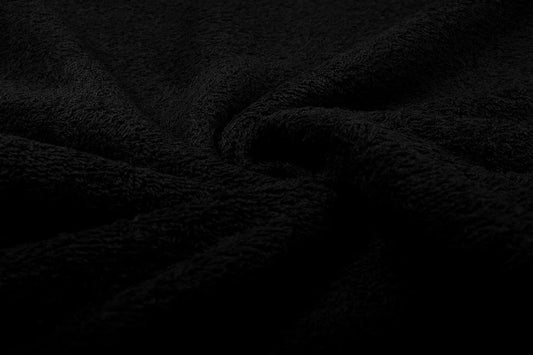 Terry fabric - black 350 g/m²