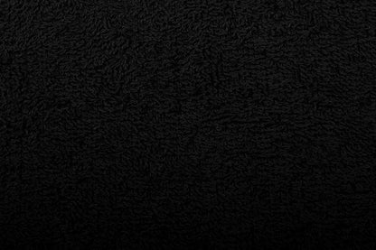 Terry cloth - black 350 g/m²