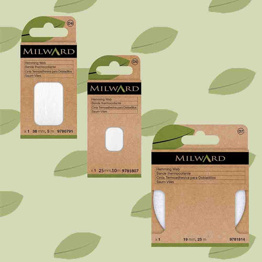 Iron-on adhesive tape for fabrics Milward 25 mm