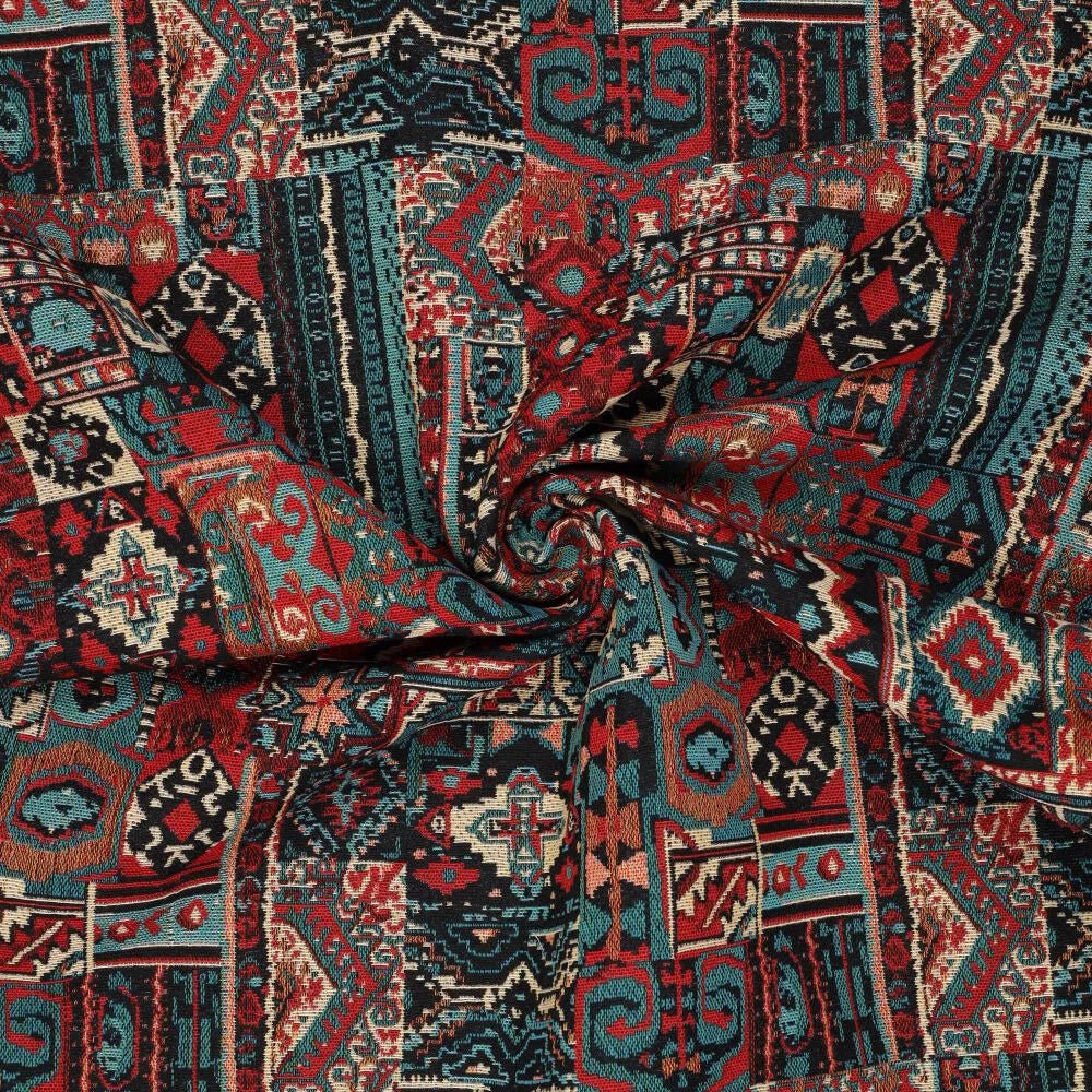 Image of a tapestry with a boho pattern 360 g/m² – available at Charlotte's Fabrics