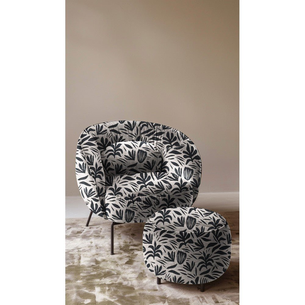 Gobelēns - black leaves 310 g/m²