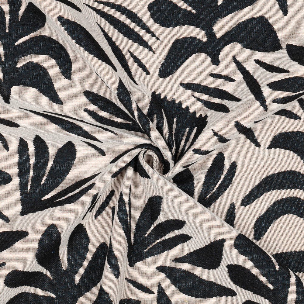 Tapestry - black leaves 310 g/m²