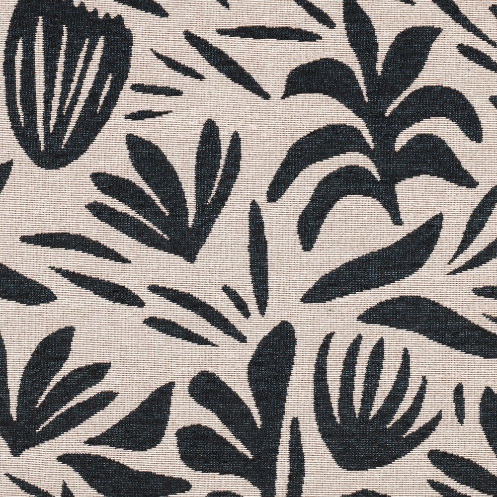 Tapestry - black leaves 310 g/m²