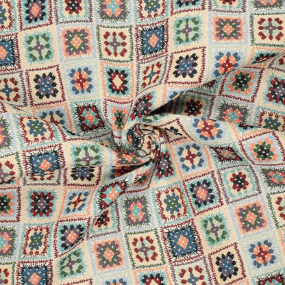 alt
Tapestry image - crocheted squares 300 g/m² – available at Šarlotes audumi