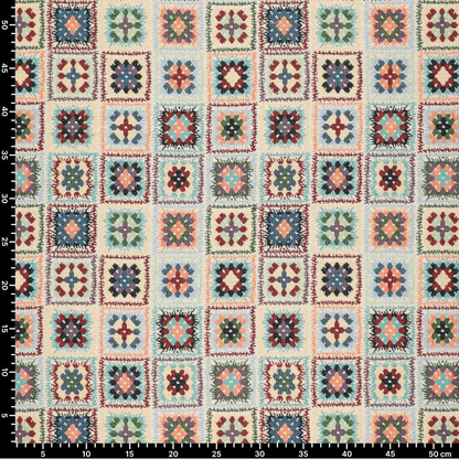 alt
Image of a tapestry - crocheted squares 300 g/m² – available at Šarlotes audumi
