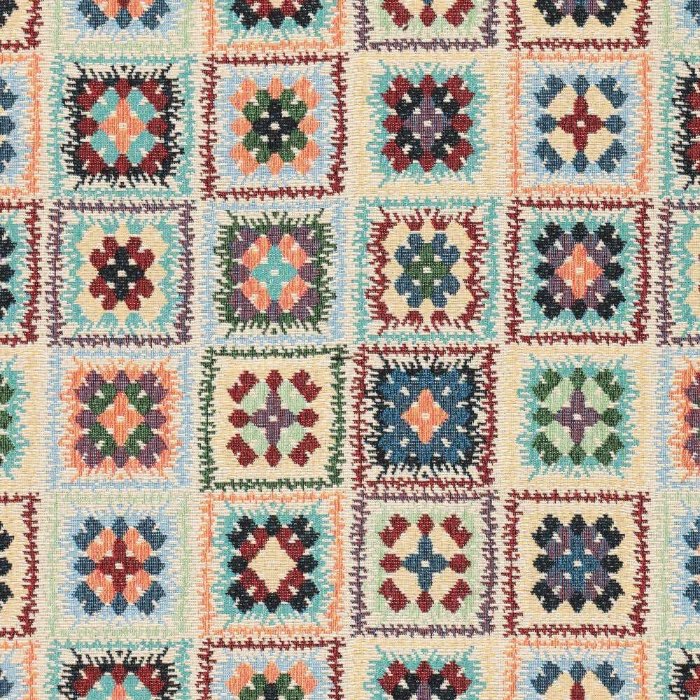 Image of Tapestry - crocheted squares 300 g/m² – available at Šarlotes audumi
