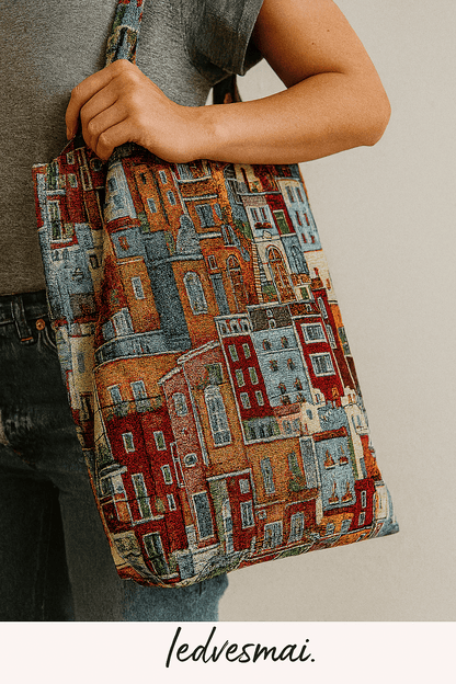 Tapestry - Tōkana houses 350 g/m²