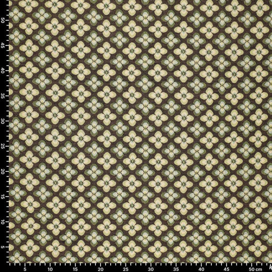 Tapestry - green floral pattern 260 g/m²