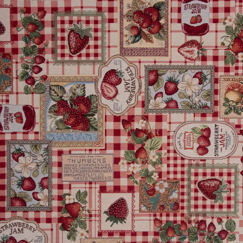 alt
Image with tapestry - strawberry jam 350 g/m² – available at Šarlotes audumi