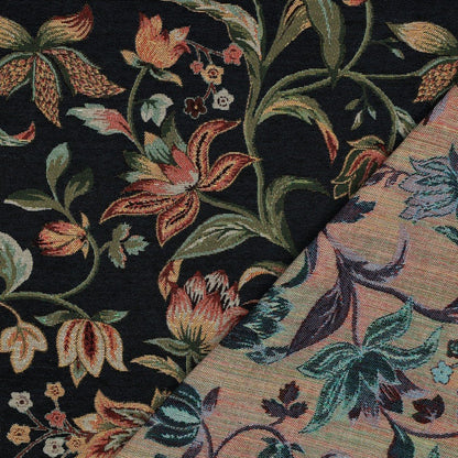 Image of tapestry flower garland, available online at Charlotte Fabrics