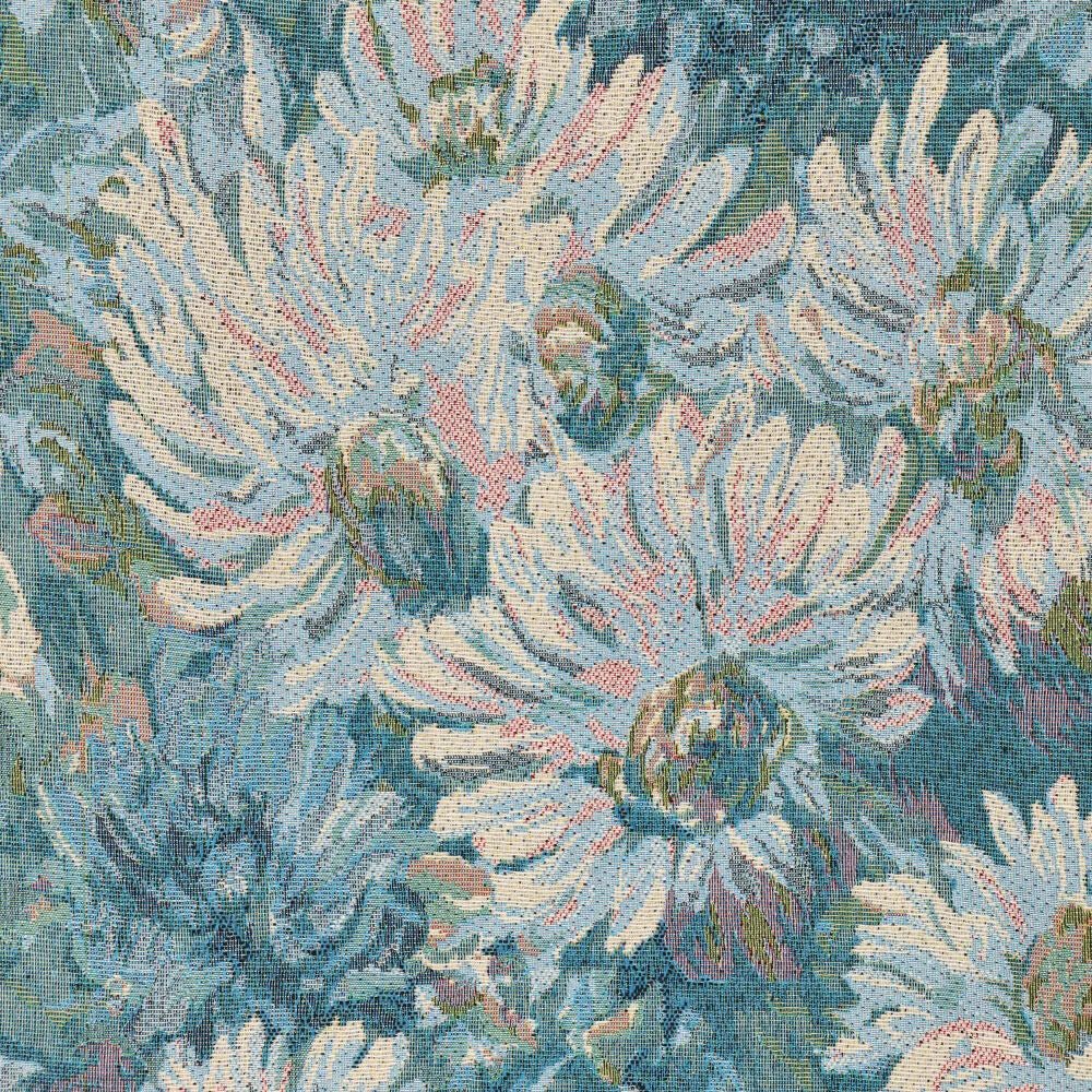 Tapestry - blue garden flowers 260 g/m²