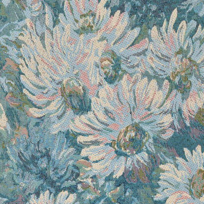 Tapestry - blue garden flowers 260 g/m²