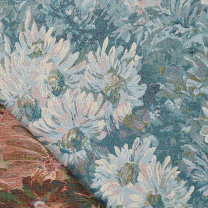 Tapestry - blue garden flowers 260 g/m²