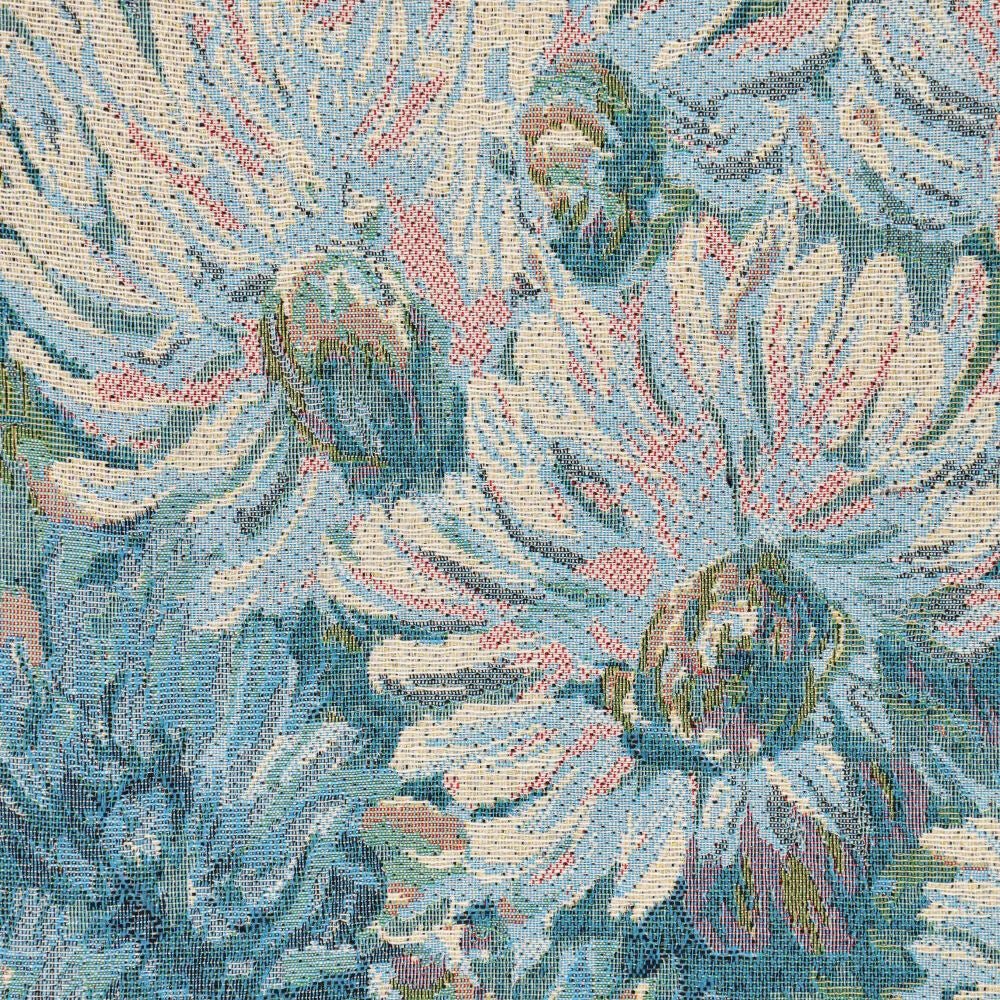 Tapestry - blue garden flowers 260 g/m²