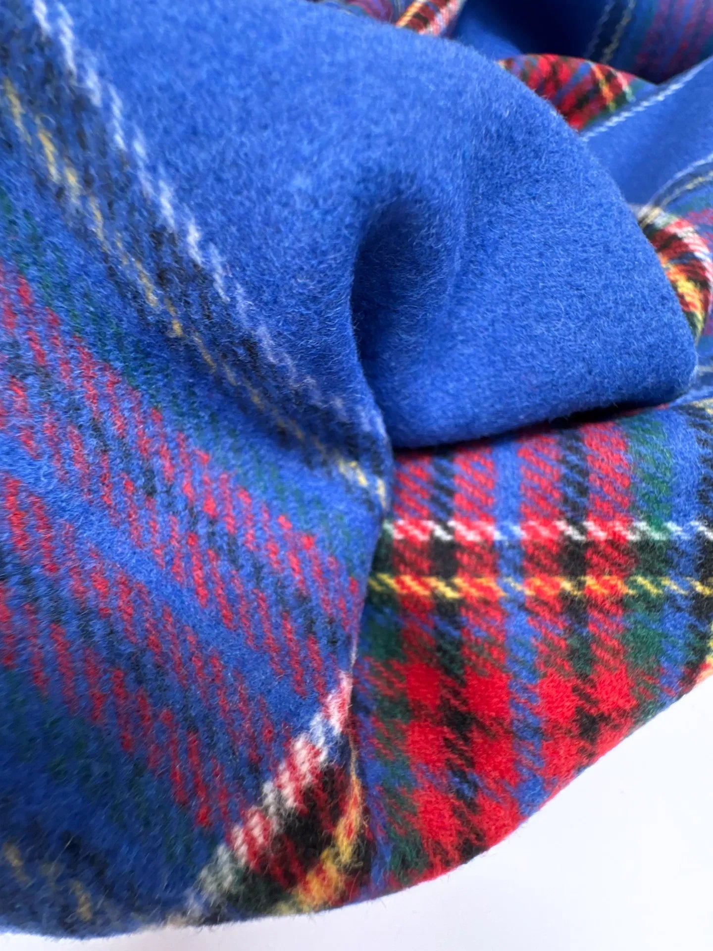 Italian tweed checkered fabric | 76% polyamide | 15% wool | 9% cotton | 290 g/m² | 150 cm