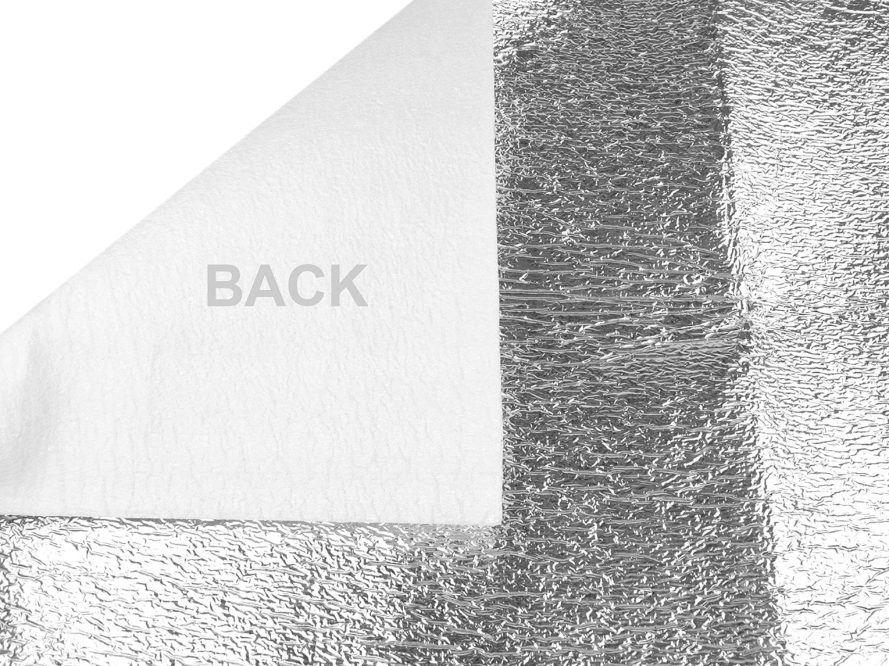 heat-insulating foam sheet with foil coating |3 mm|100x100 cm