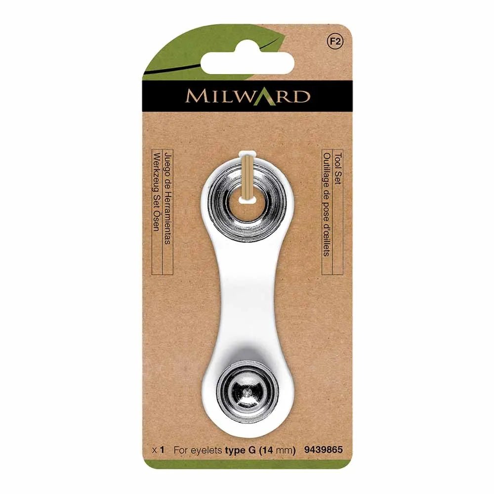 Instruments for inserting eyelets, rings Milward 14 mm