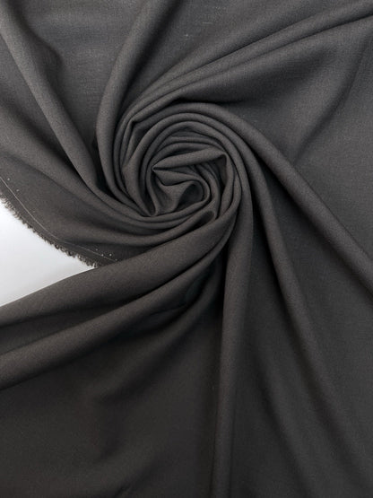 Image of Italian 100% wool fabric, grey, 150 g/m2 – available at Šarlotes audumi