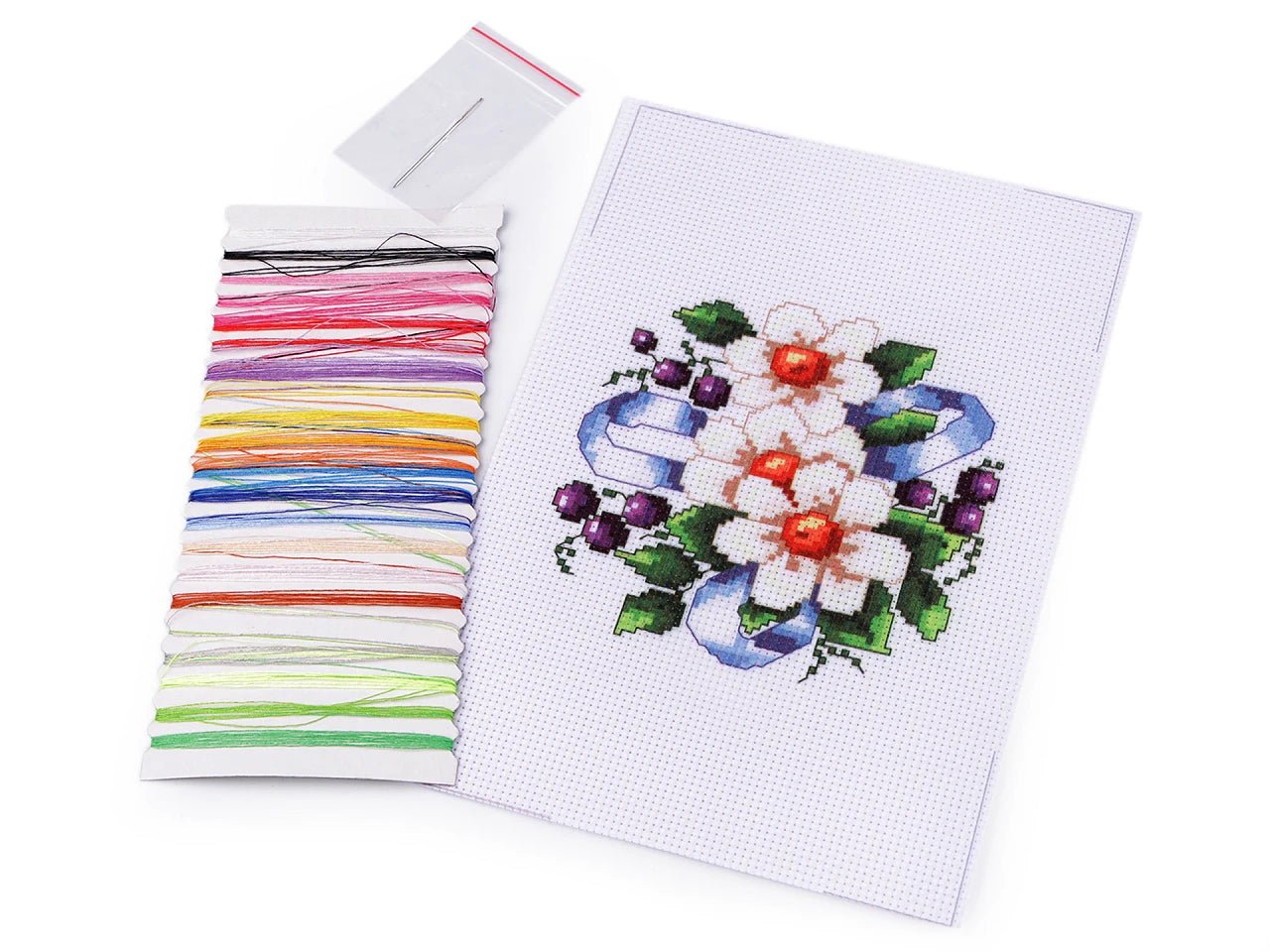 Obraz z zestawem do haftu krzyżykowego 14 × 20 cm – dostępny w Šarlotes audumi