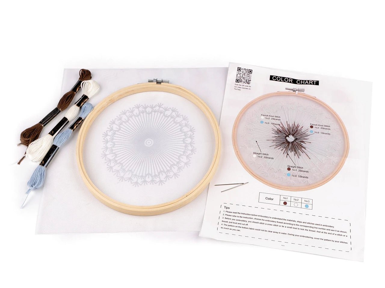 Embroidery kit - fluff