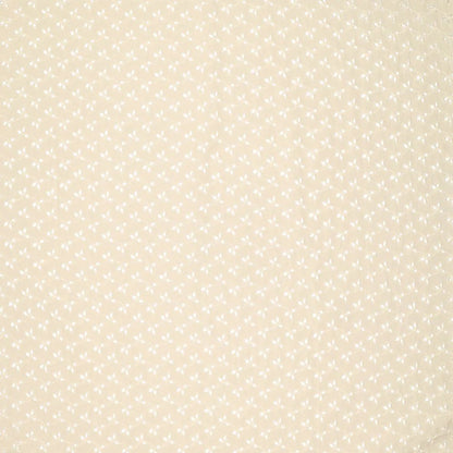 Embroidered cotton fabric - embroidery on beige 115 g/m²