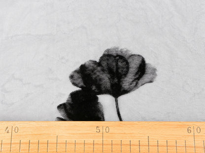 Attēls ar Izšūts tills ar ginko 29 g/m² – pieejams Šarlotes audumi