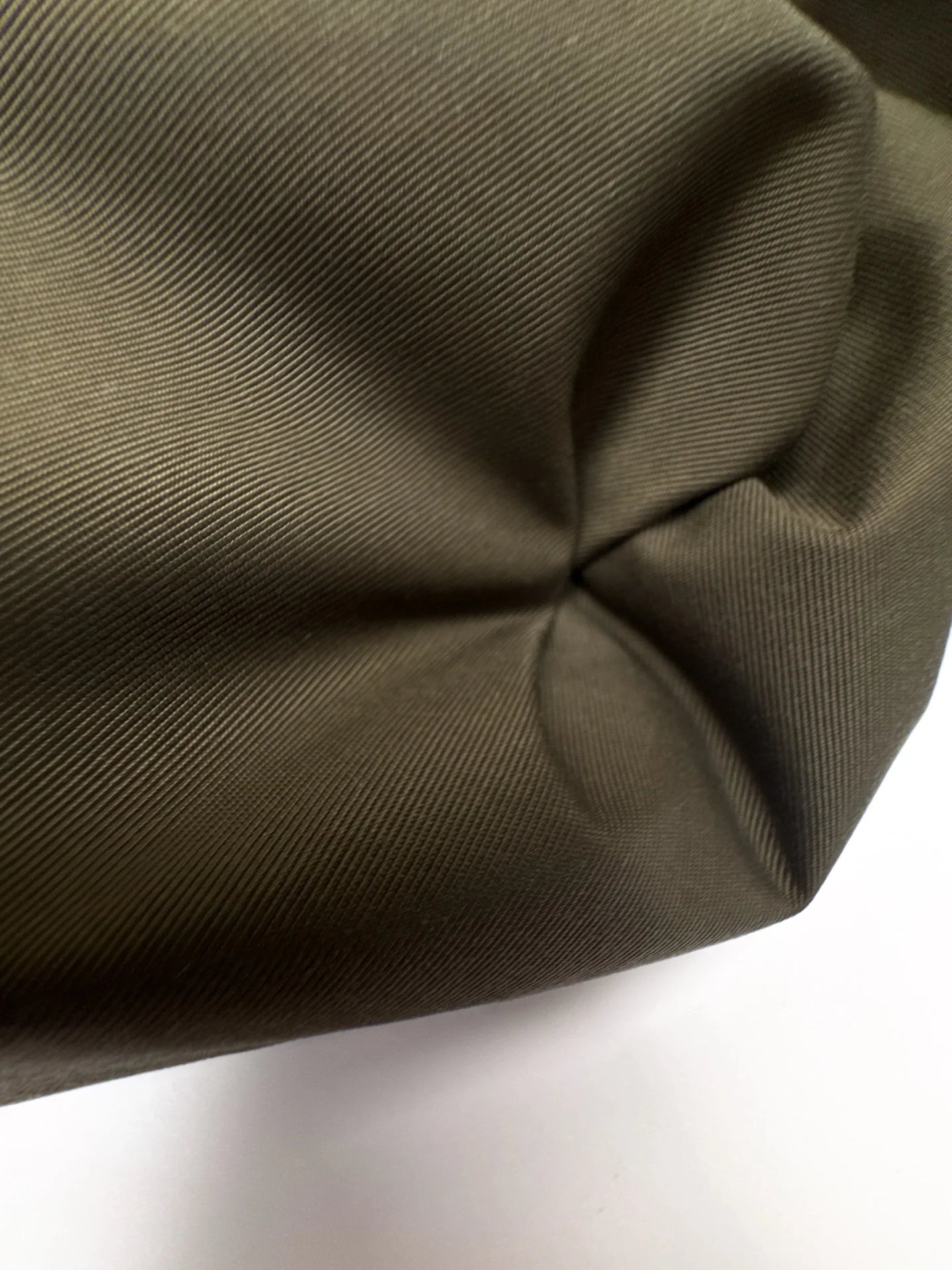 Image of Japanese polyamide membrane twill fabric – green | 100% polyamide | 150 g/m² | 152 cm – available at Šarlotes audumi