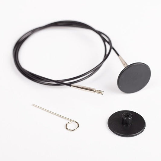 Image of cable for interchangeable circular knitting needles DROPS Pro Classic | 35 cm – 100 cm – available at Charlotte's Fabrics