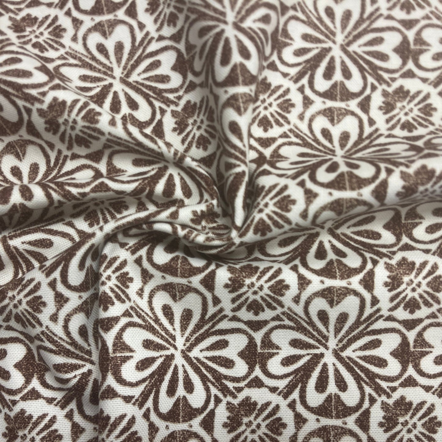 canvas fabric-brown pattern 225 g/m²