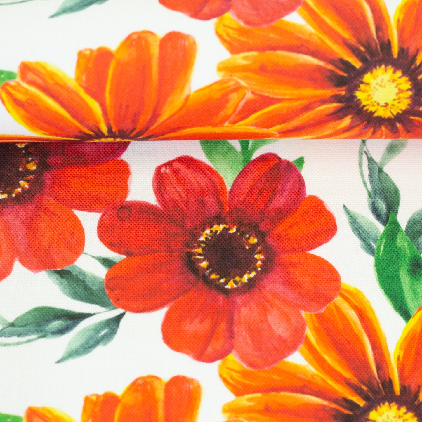 Canvas fabric - marigolds 210 g/m²