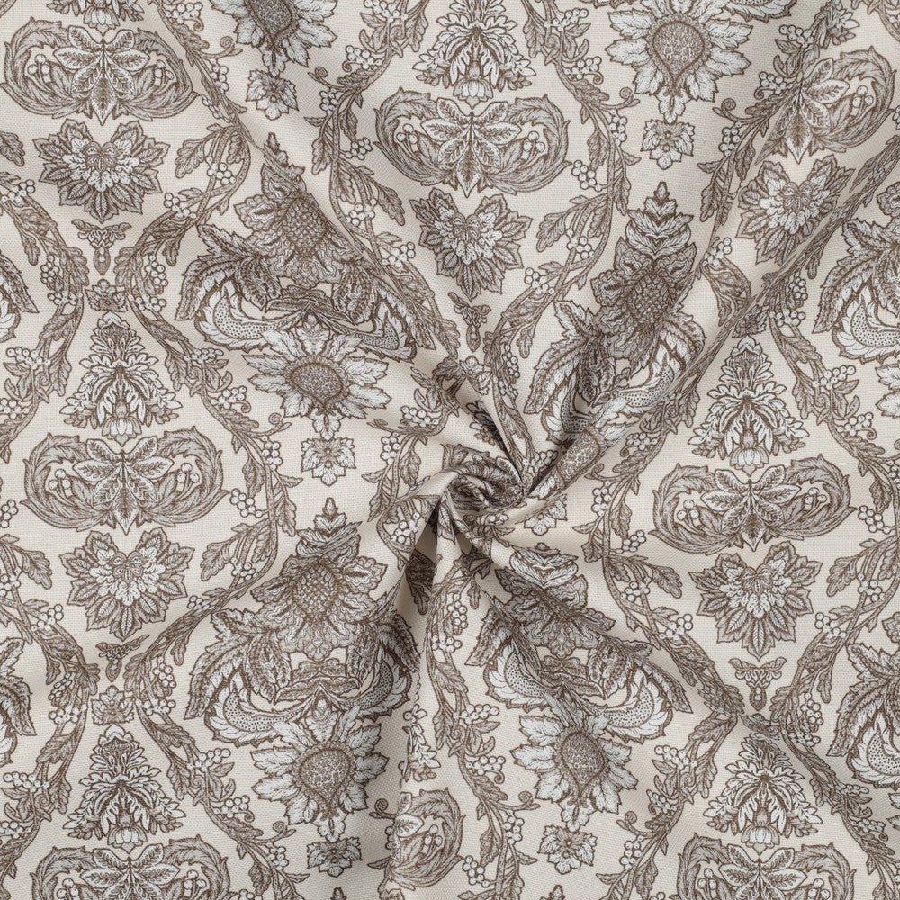 Canvas fabric - ornaments 225 g/m²