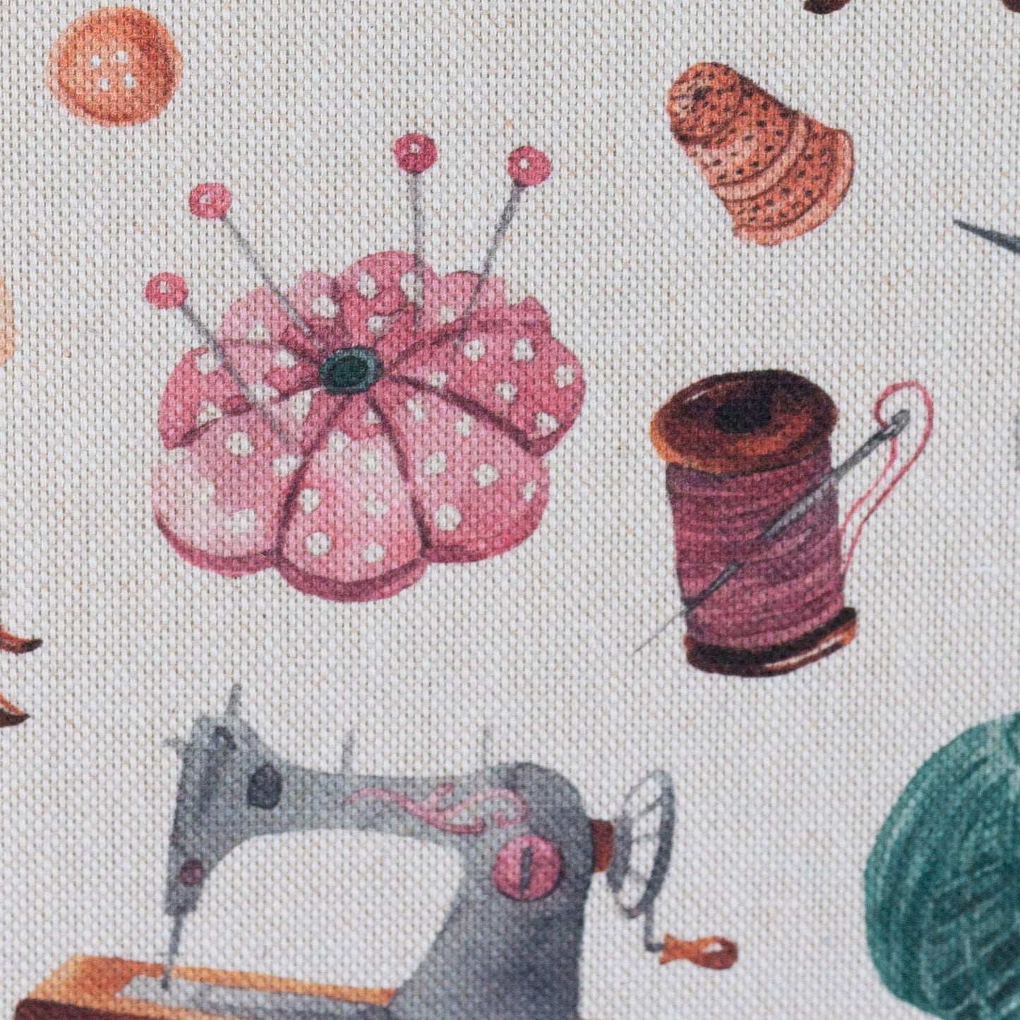 Image of Canvas fabric - a craft story 200 g/m² – available at Šarlotes audumi