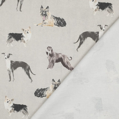 Canvas fabric - dogs 225 g/m²