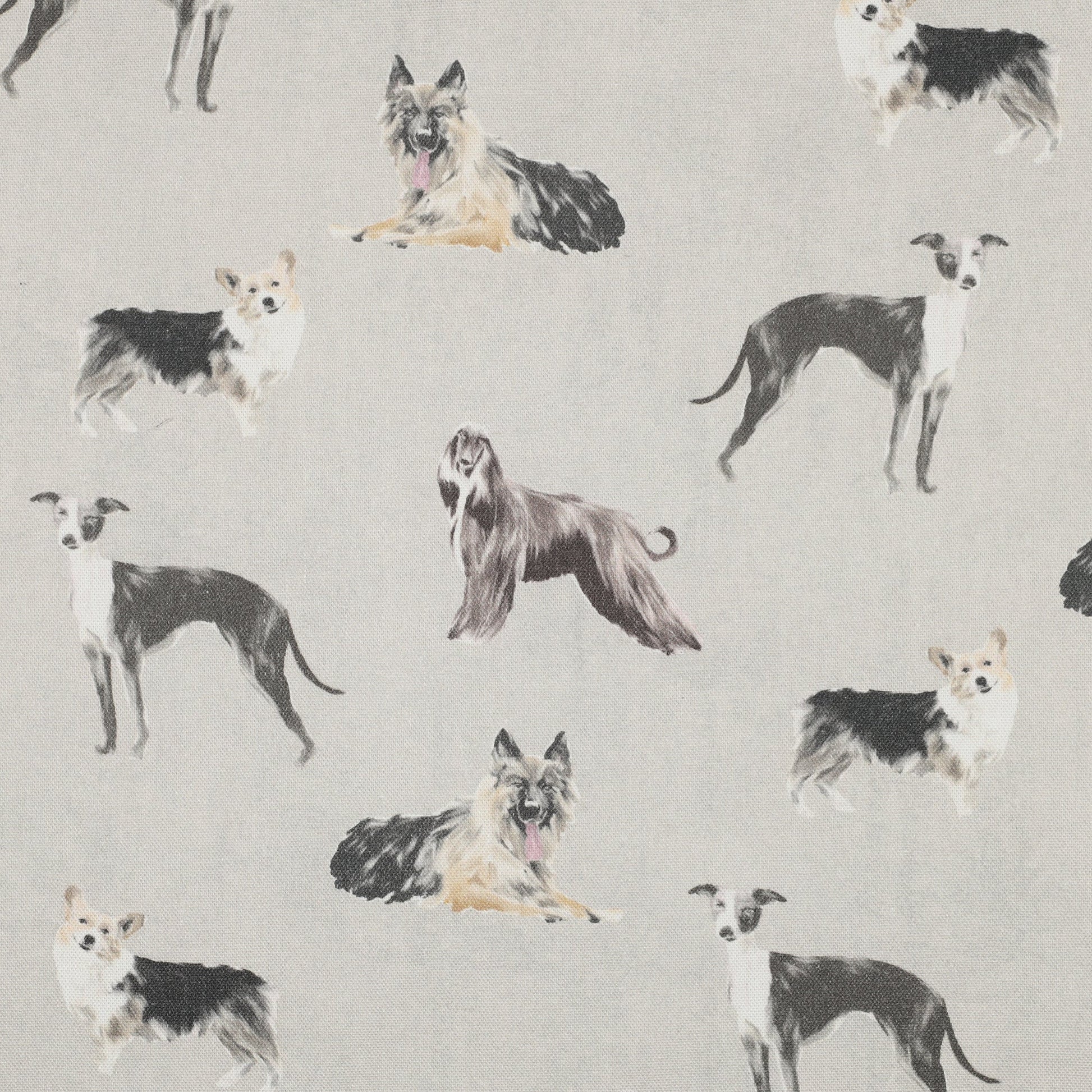 canvas fabric - dogs 225 g/m²