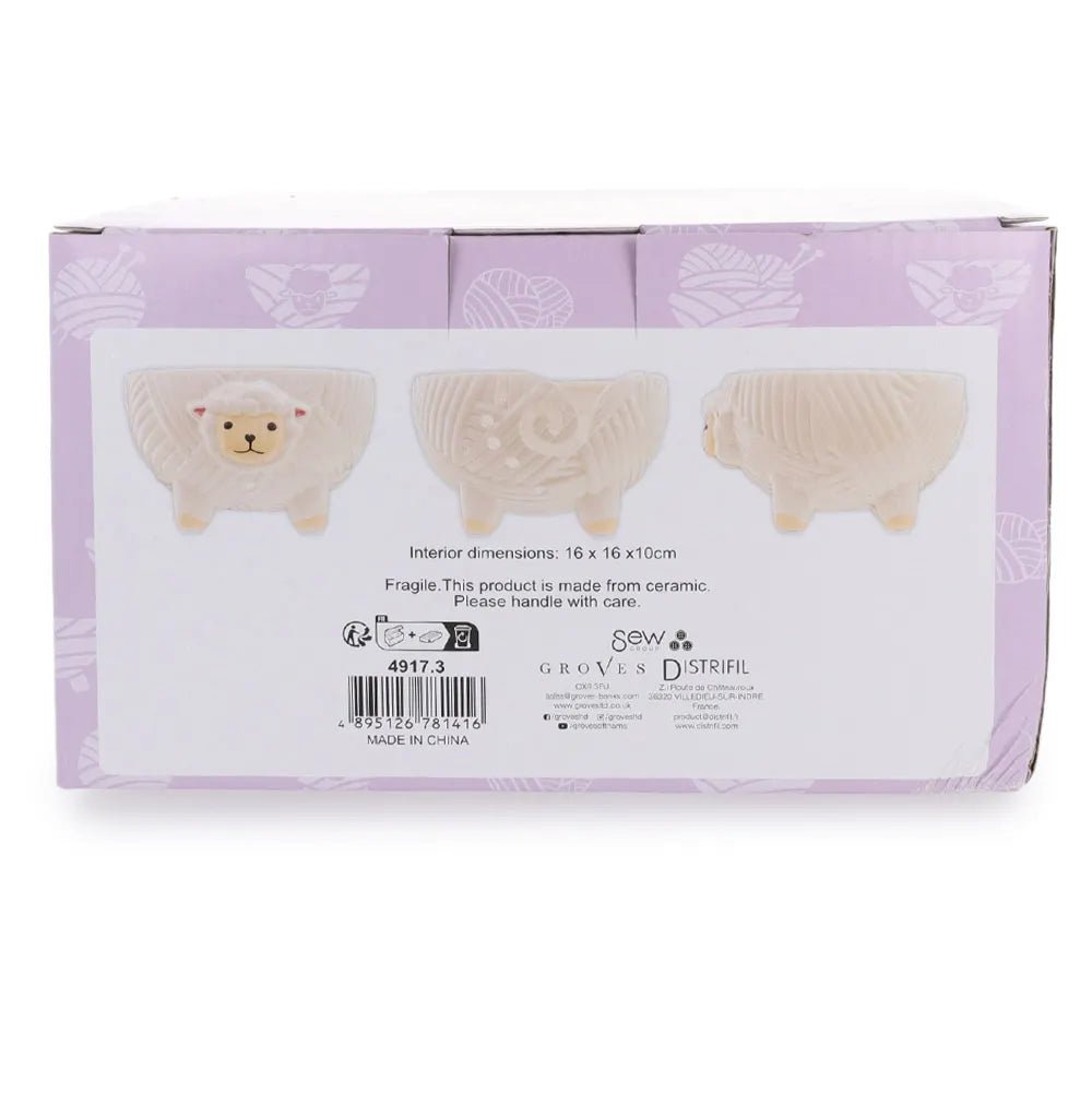 alt
Image with a ceramic yarn bowl sheep, white Sew Tasty – available at Charlotte Fabrics