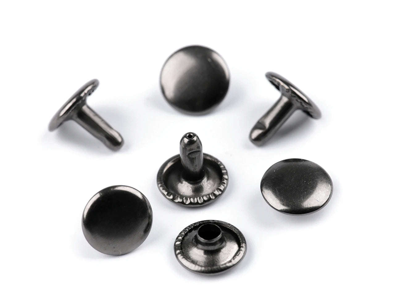 Dwustronne nity metalowe Ø10 mm - (100 szt.)