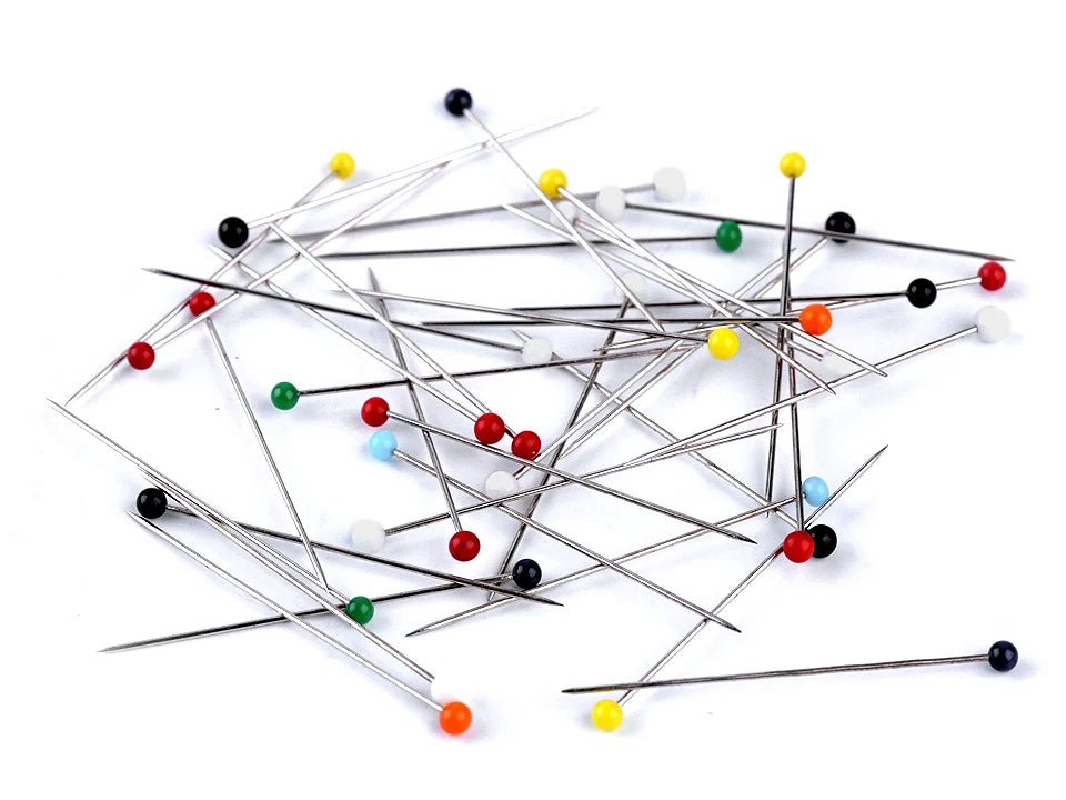 Pins with glass heads| length 38 mm|200 pcs.