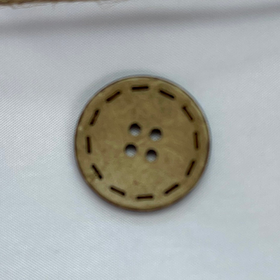 Coconut buttons 28 mm