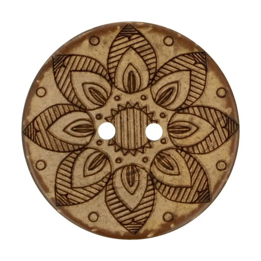 Coconut buttons 34 mm
